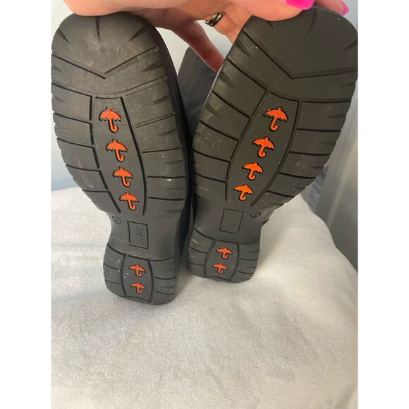 Totes black waterproof faux fur lined winter snow boots women's size 8 M - Picture 7 of 8